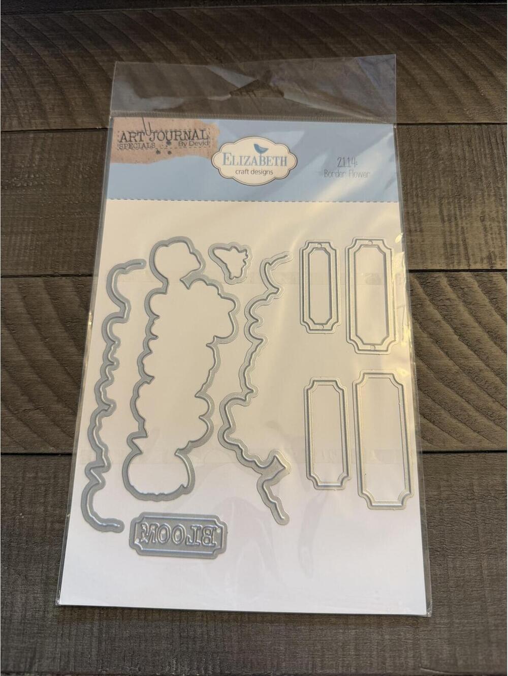 Elizabeth Craft Designs Border Flower Die Cut Set